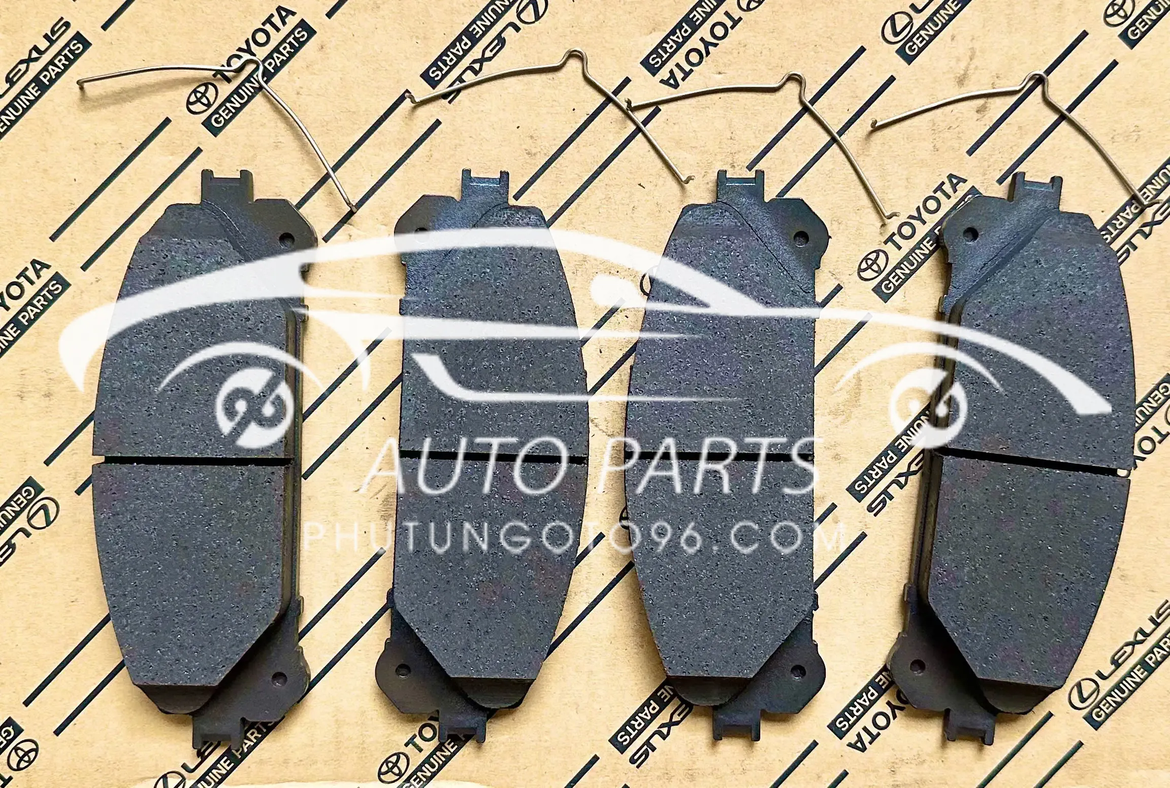 04465-48150 Má phanh trước Highlander, Lexus RX350