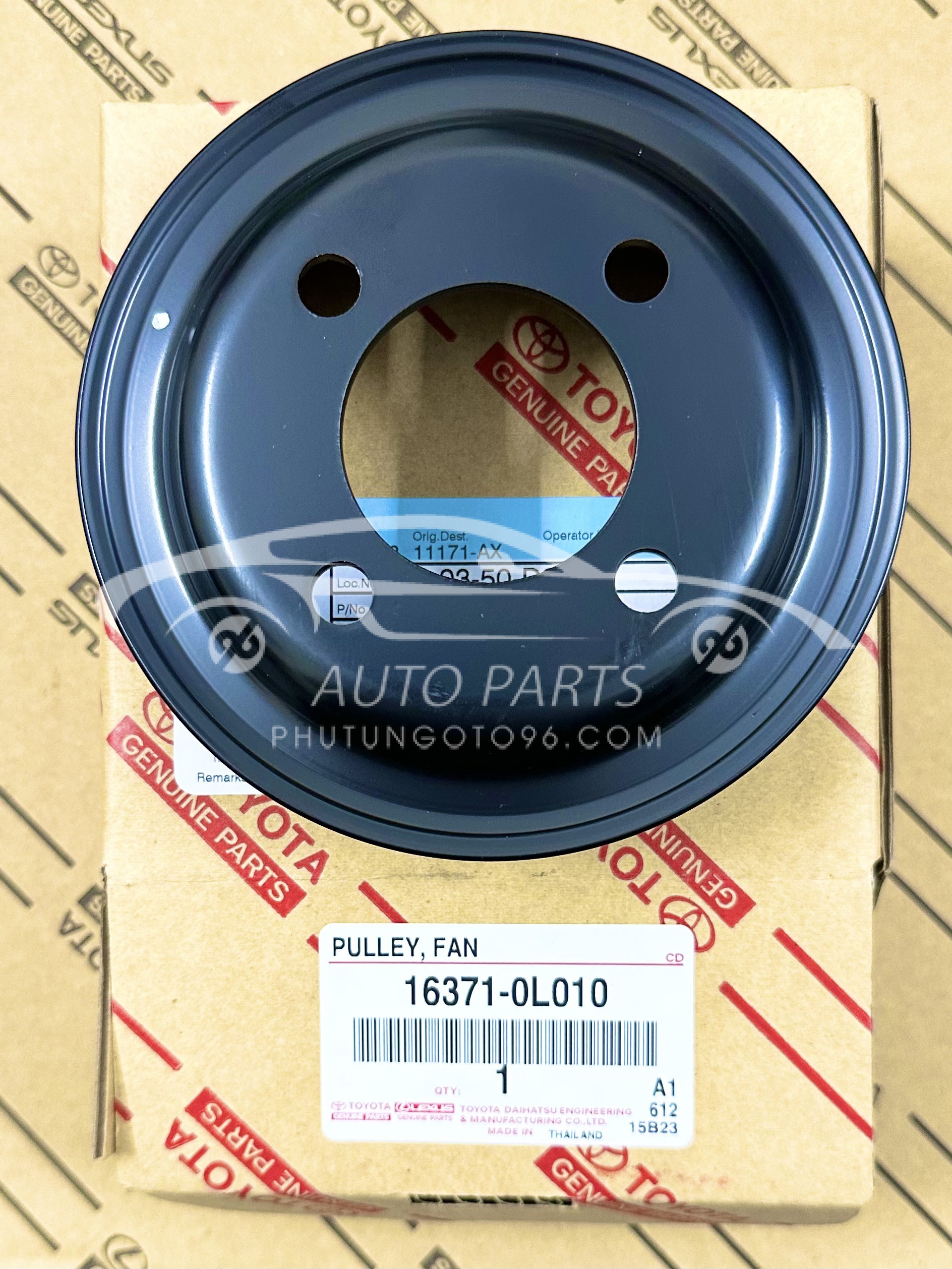 16371-0L010 Puly bơm nước Fortuner máy dầu 2011-2016