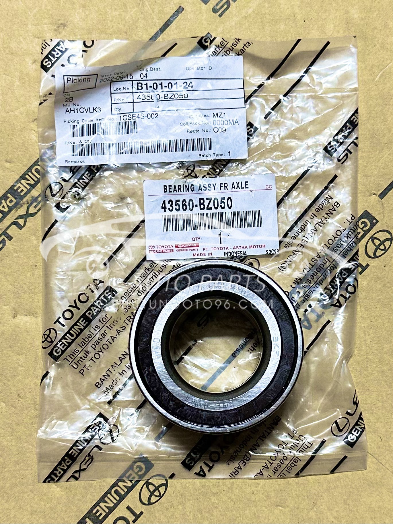 43560-BZ050 Bi moay ơ trước Rush - Raize