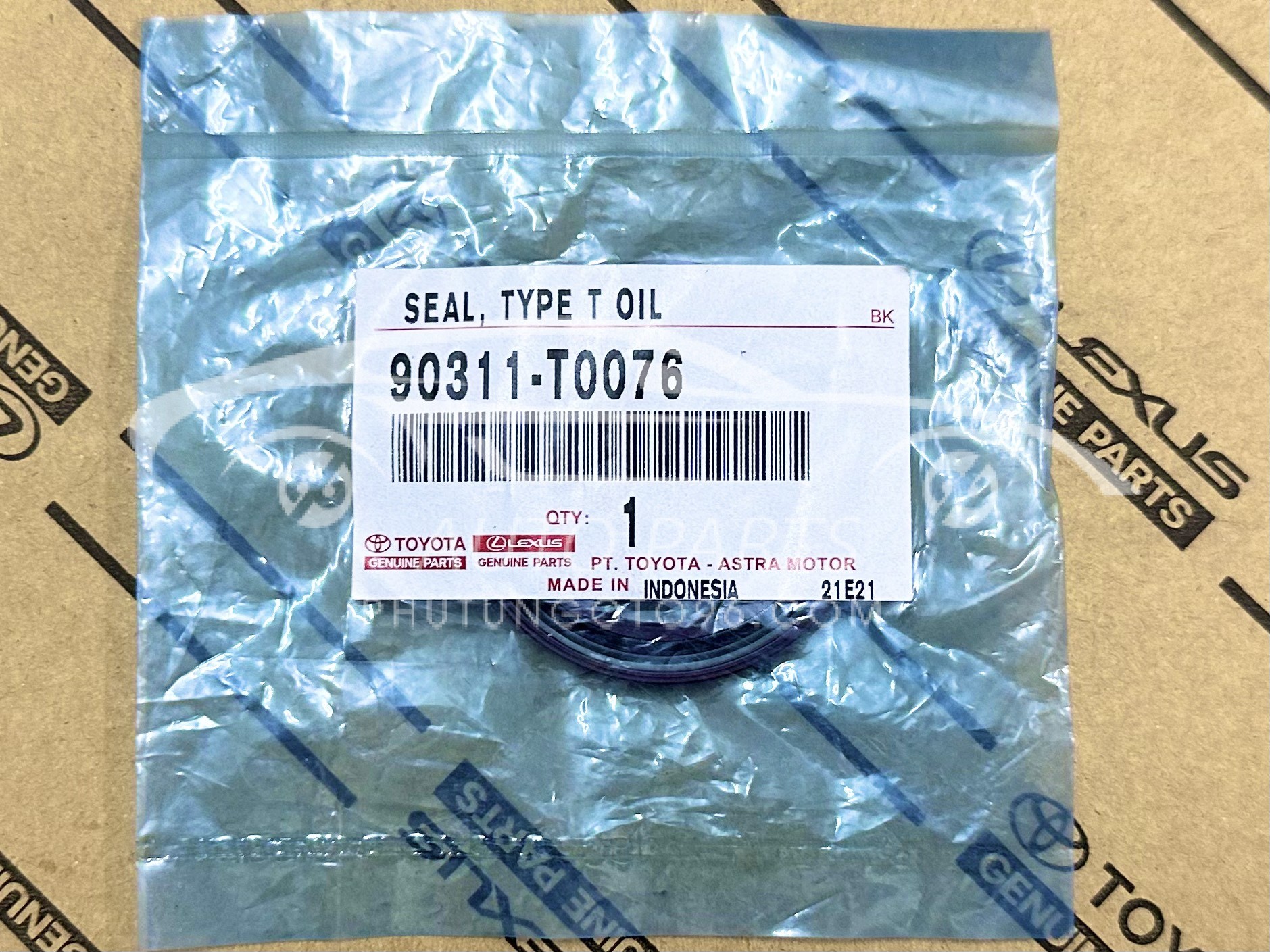 90311-T0076 Phớt đầu trục cơ 2NR Vios - Yaris 2017 - Rush - Wigo (35*49*7)